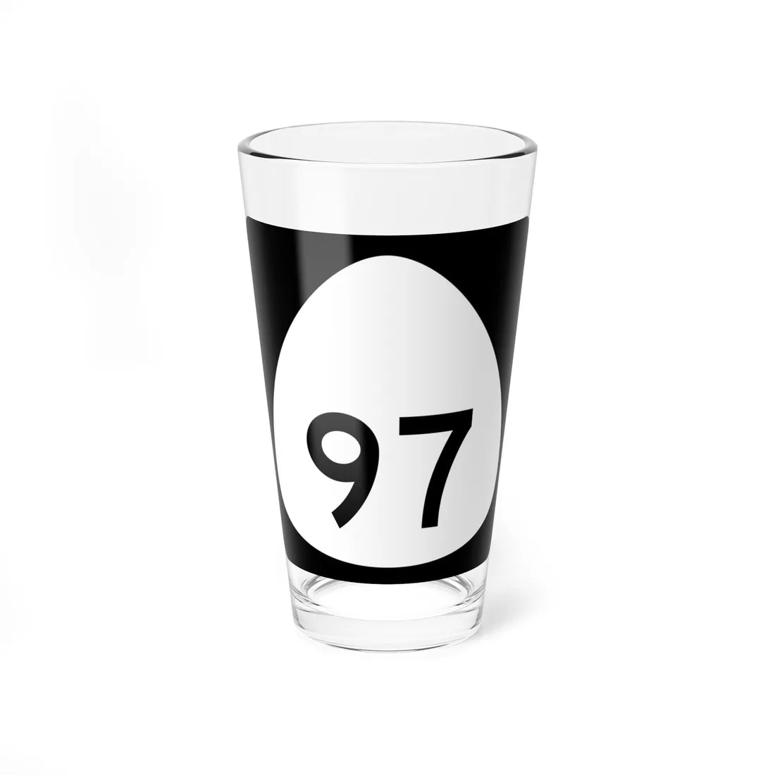 HI-97 (Hawaii) (Road Sign) Pint Glass 16oz 16oz - Go Mug Yourself