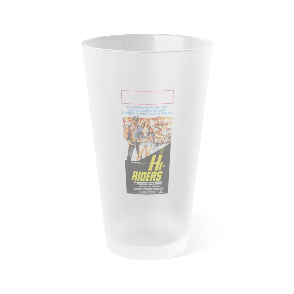 HI RIDERS (2) 1978 Movie Poster - Frosted Pint Glass 16oz-16oz-Frosted-Go Mug Yourself