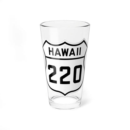 HI-WPR 220 (Hawaii) (Road Sign) Pint Glass 16oz 16oz - Go Mug Yourself