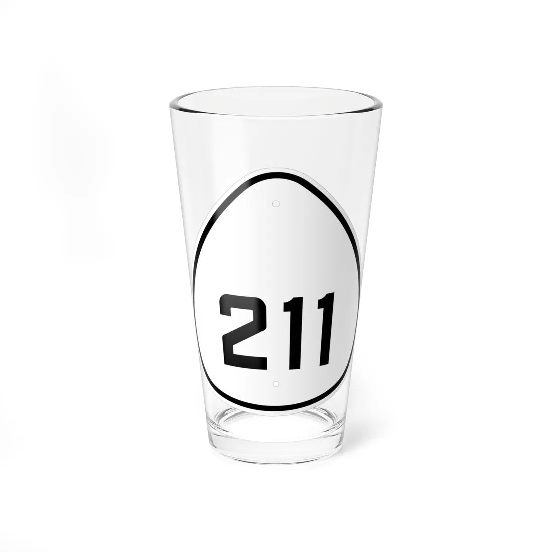 HI-WSR 211 (Hawaii) (Road Sign) Pint Glass 16oz 16oz - Go Mug Yourself