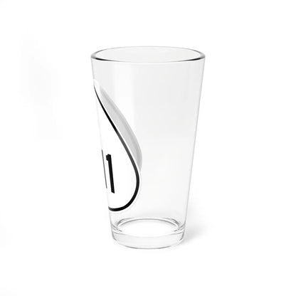 HI-WSR 211 (Hawaii) (Road Sign) Pint Glass 16oz - Go Mug Yourself