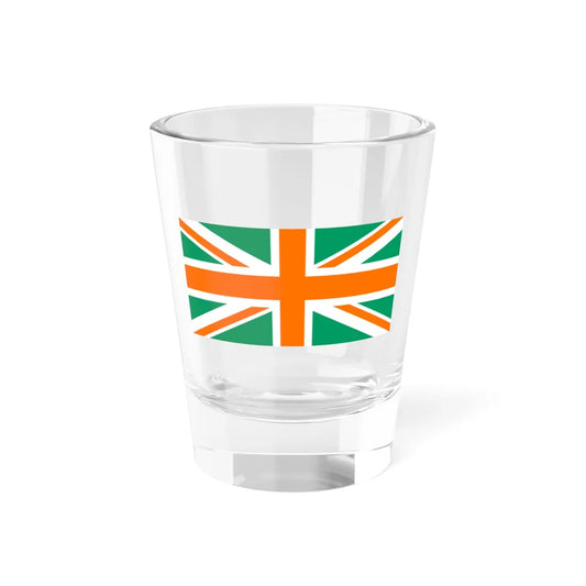 Hibernian Flag of the United Kingdom (United Kingdom) Shot Glass 1.5oz 1.5oz - Go Mug Yourself