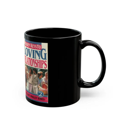 HIDDEN KEYS TO LOVING RELATIONSHIPS (VHS COVER) - Black Coffee Mug-Go Mug Yourself