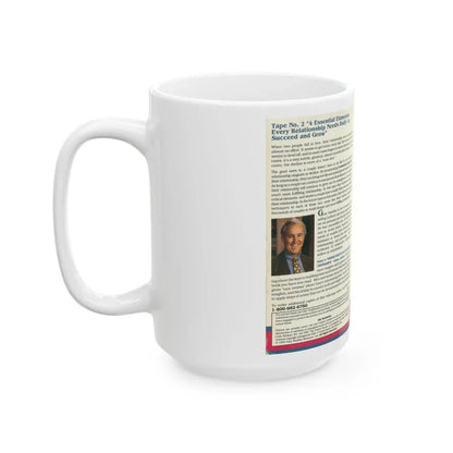 HIDDEN KEYS TO LOVING RELATIONSHIPS (VHS COVER) - White Coffee Mug - Go Mug Yourself