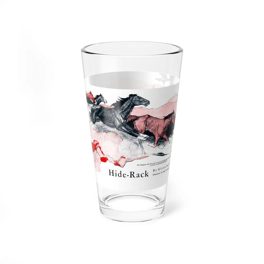 Hide-Rack, The American Boy, August 1932 - Pint Glass 16oz-Go Mug Yourself