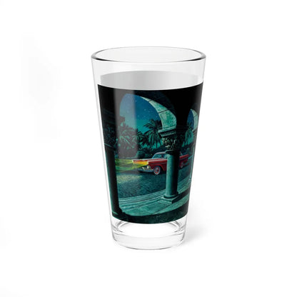 Hiding from Headlights - Pint Glass 16oz-Go Mug Yourself