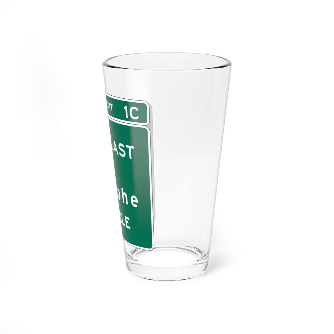 HIDOT Interchange Advance Guide Signs (Hawaii) (Road Sign) Pint Glass 16oz - Go Mug Yourself