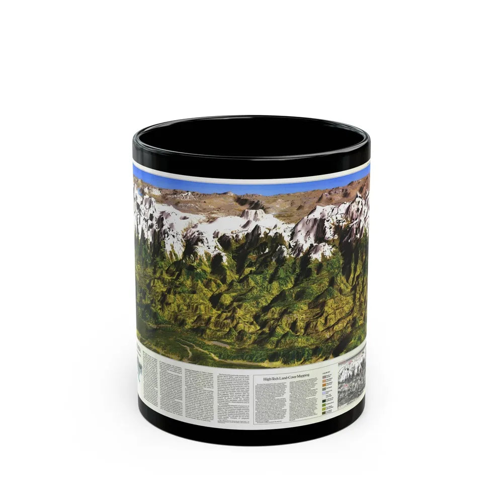 High Himalaya (1988) (Map) Black Coffee Mug-11oz-Go Mug Yourself