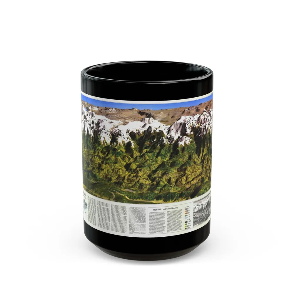 High Himalaya (1988) (Map) Black Coffee Mug-15oz-Go Mug Yourself