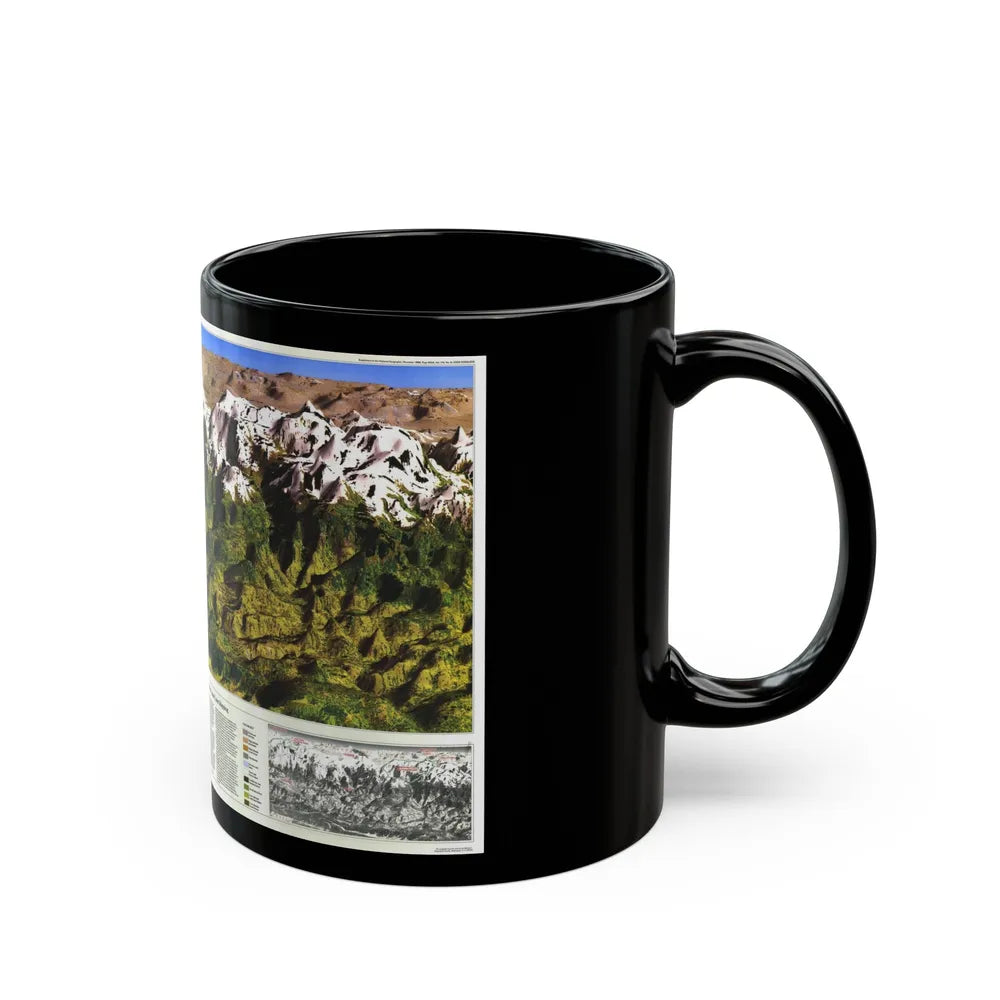 High Himalaya (1988) (Map) Black Coffee Mug-Go Mug Yourself