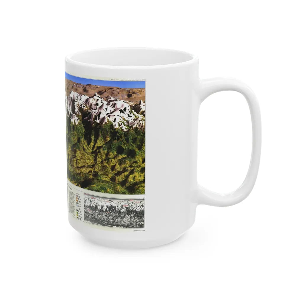 High Himalaya (1988) (Map) White Coffee Mug-Go Mug Yourself