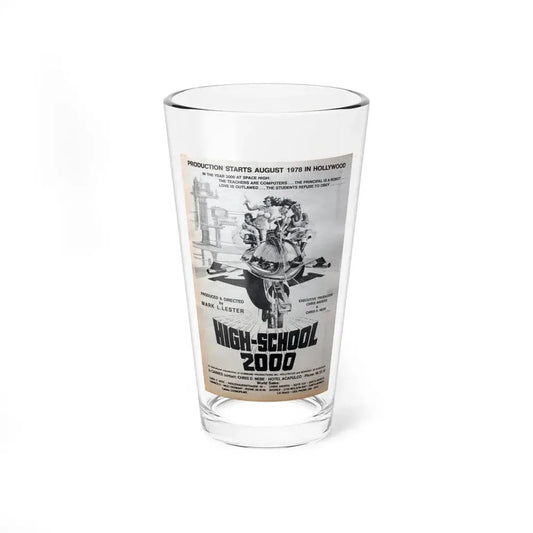 HIGH SCHOOL 2000 (NEVER PRODUCED) Movie Poster - Pint Glass 16oz 16oz - Go Mug Yourself