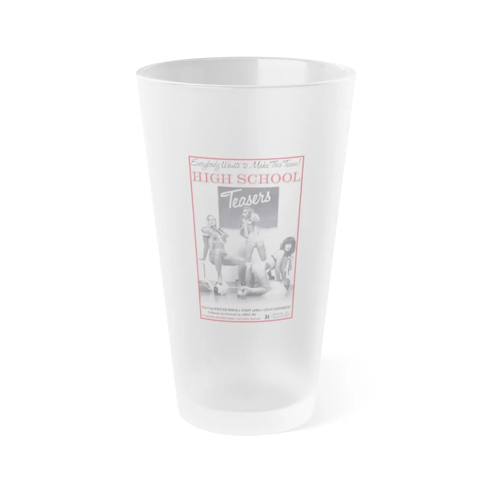 HIGH SCHOOL TEASERS 1978 Movie Poster - Frosted Pint Glass 16oz-16oz-Frosted-Go Mug Yourself