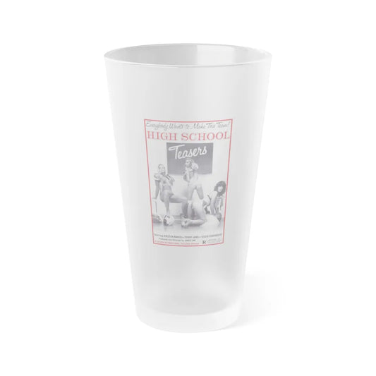 HIGH SCHOOL TEASERS 1978 Movie Poster - Frosted Pint Glass 16oz-16oz-Frosted-Go Mug Yourself