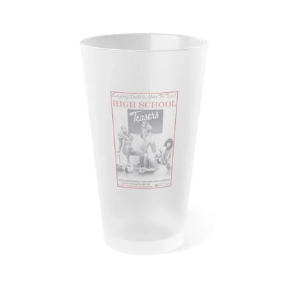 HIGH SCHOOL TEASERS 1978 Movie Poster - Frosted Pint Glass 16oz 16oz Frosted - Go Mug Yourself