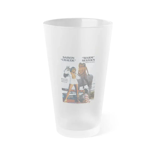HIGH SEASON 1987 Movie Poster - Frosted Pint Glass 16oz 16oz Frosted - Go Mug Yourself