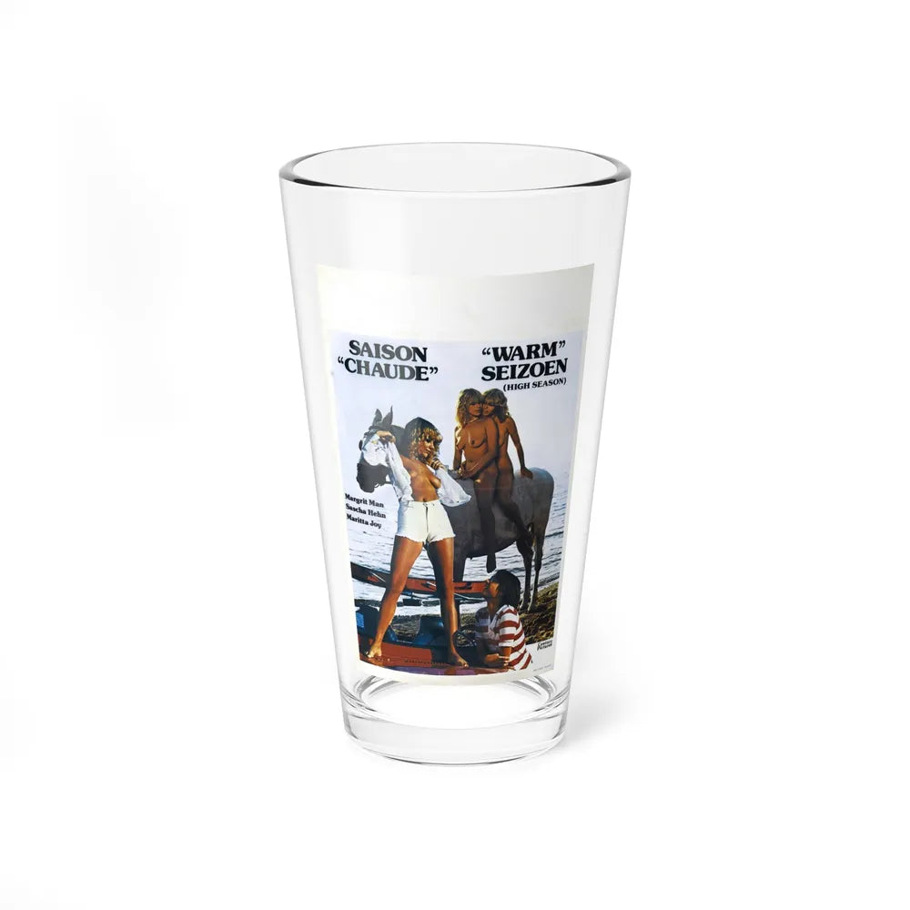 HIGH SEASON 1987 Movie Poster - Pint Glass 16oz-16oz-Go Mug Yourself