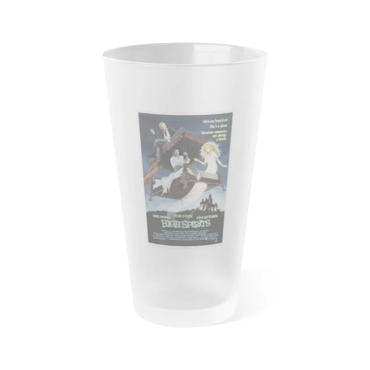 HIGH SPIRITS 1988 Movie Poster - Frosted Pint Glass 16oz-16oz-Frosted-Go Mug Yourself