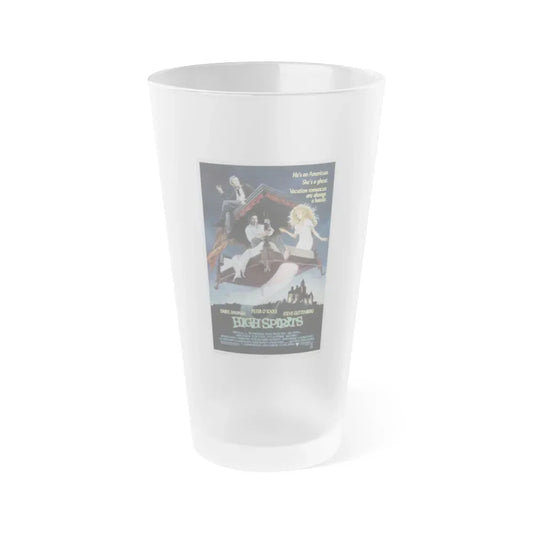 HIGH SPIRITS 1988 Movie Poster - Frosted Pint Glass 16oz 16oz Frosted - Go Mug Yourself