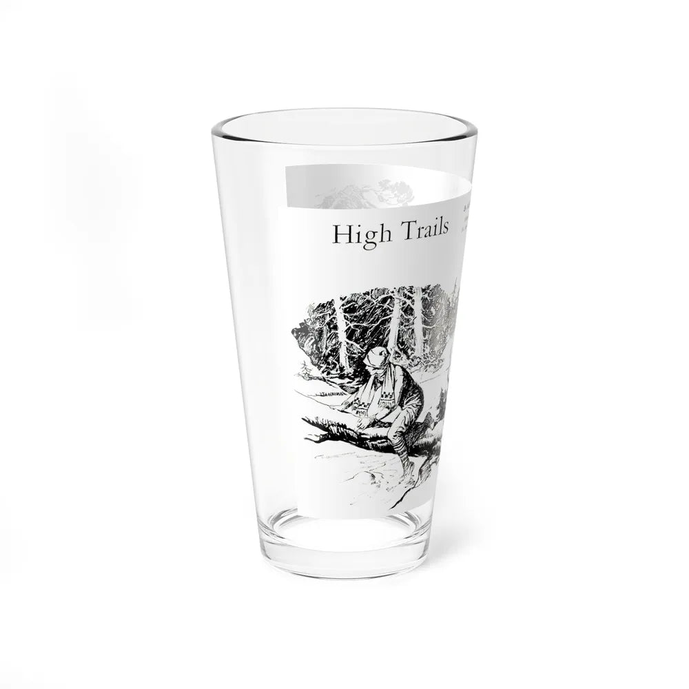 High Trails, The American Girl, July 1927 - Pint Glass 16oz-Go Mug Yourself