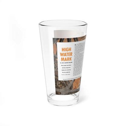 High Water Mark, Argosy, July 1949 - Pint Glass 16oz-Go Mug Yourself