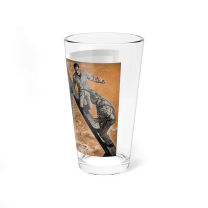 High Water Mark, Argosy, July 1949 - Pint Glass 16oz-Go Mug Yourself