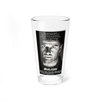 HIGHLANDER 1986 Movie Poster - Pint Glass 16oz-16oz-Go Mug Yourself