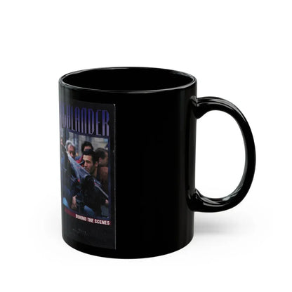 HIGHLANDER BEHIND THE SCENES (VHS COVER) - Black Coffee Mug - Go Mug Yourself