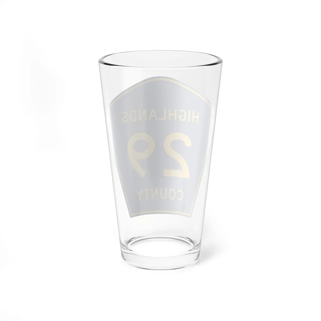 Highlands County 29 (Florida) (Road Sign) Pint Glass 16oz - Go Mug Yourself