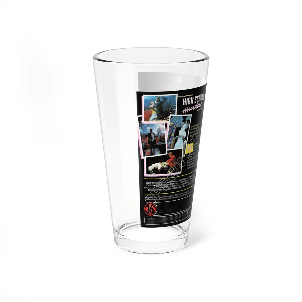 HIGHSCHOOL MURDERS VESTRON INTERNATIONAL (VHS COVER) Pint Glass 16oz - Go Mug Yourself