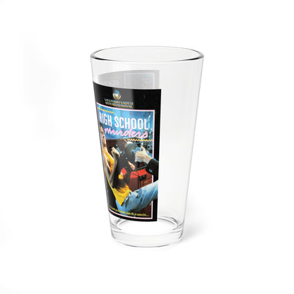 HIGHSCHOOL MURDERS VESTRON INTERNATIONAL (VHS COVER) Pint Glass 16oz-Go Mug Yourself