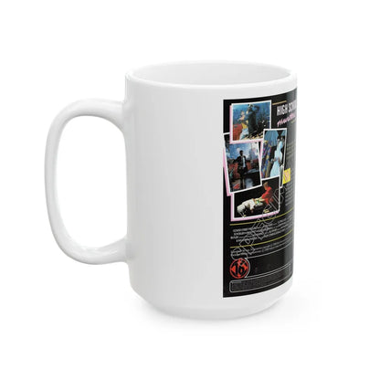 HIGHSCHOOL MURDERS VESTRON INTERNATIONAL (VHS COVER) - White Coffee Mug-Go Mug Yourself