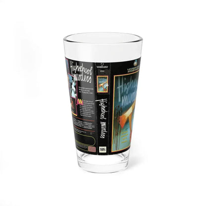 HIGHSCHOOL MURDERS (VHS COVER) Pint Glass 16oz 16oz - Go Mug Yourself