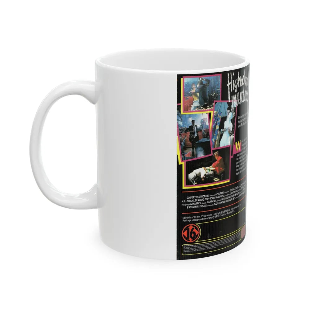 HIGHSCHOOL MURDERS (VHS COVER) - White Coffee Mug-Go Mug Yourself