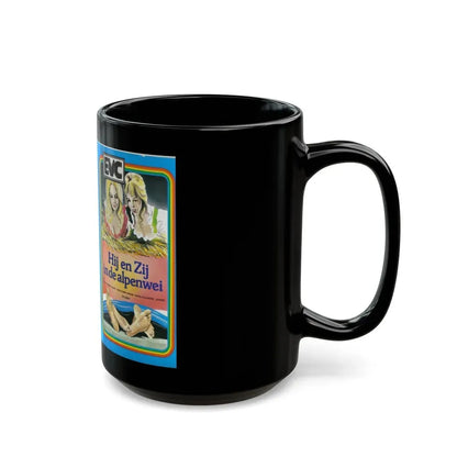 HIJ EN ZIJ IN DE ALPENWEI (VHS COVER) - Black Coffee Mug - Go Mug Yourself