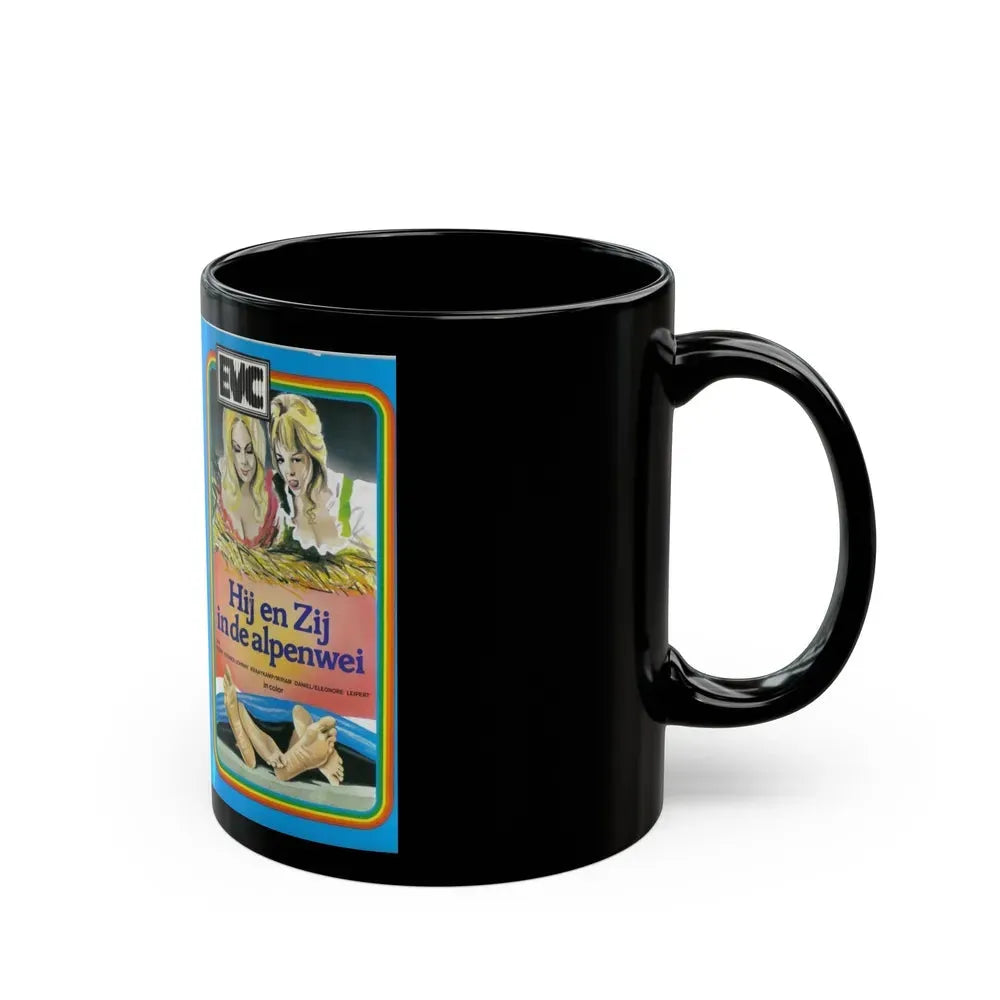 HIJ EN ZIJ IN DE ALPENWEI (VHS COVER) - Black Coffee Mug - Go Mug Yourself
