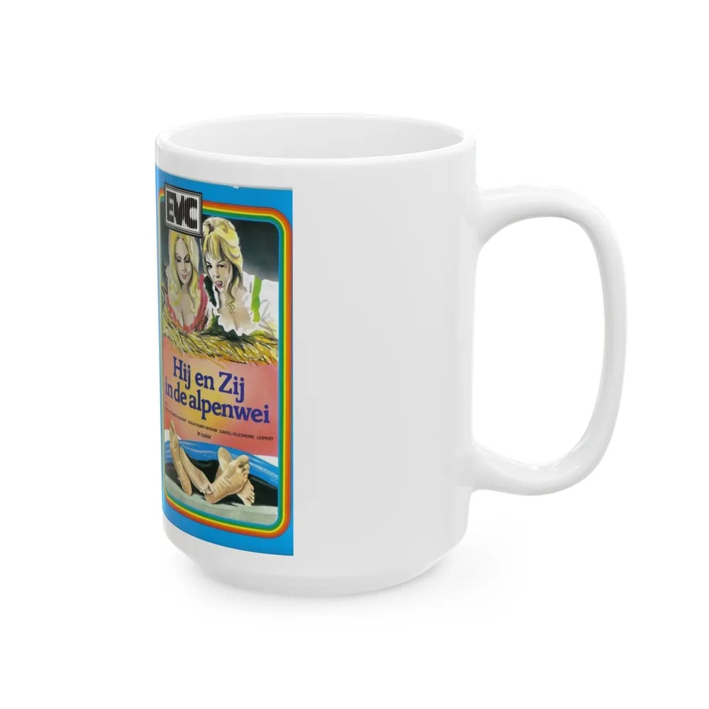 HIJ EN ZIJ IN DE ALPENWEI (VHS COVER) - White Coffee Mug-Go Mug Yourself