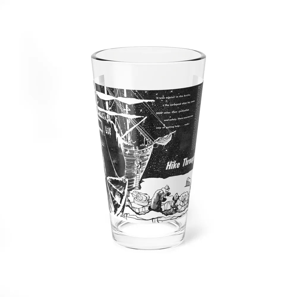 Hike Through Hell, Man's Adventure, May 1957 - Pint Glass 16oz-16oz-Go Mug Yourself