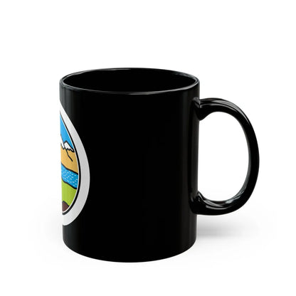 Hiking (Boy Scout Merit Badge) Black Coffee Mug-Go Mug Yourself