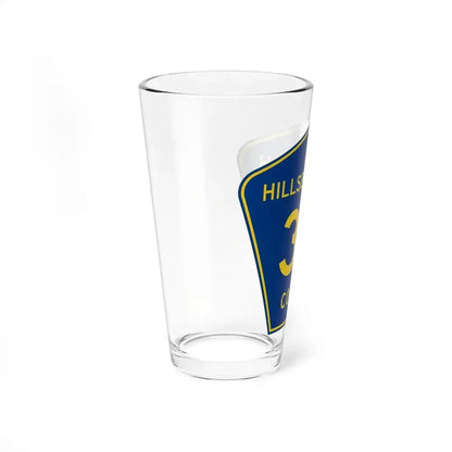 Hillsborough County 39 (Florida) (Road Sign) Pint Glass 16oz - Go Mug Yourself