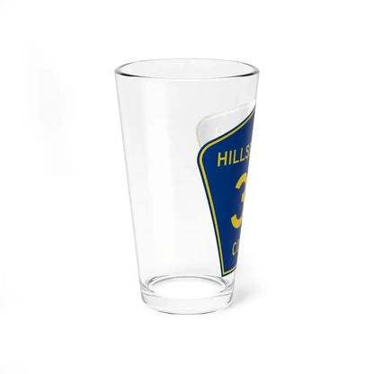 Hillsborough County 39 (Florida) (Road Sign) Pint Glss 16oz - Go Mug Yourself