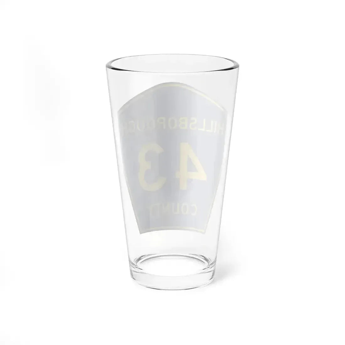 Hillsborough County 43 (Florida) (Road Sign) Pint Glass 16oz - Go Mug Yourself