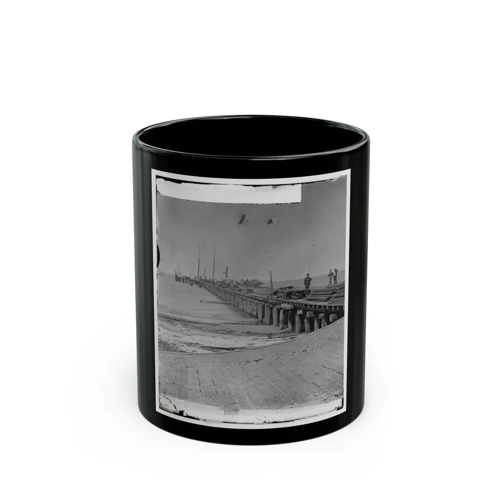 Hilton Head, S.C. Dock Built By Federal Troops (U.S. Civil War) Black Coffee Mug-11oz-Go Mug Yourself