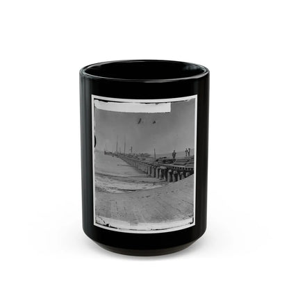 Hilton Head, S.C. Dock Built By Federal Troops (U.S. Civil War) Black Coffee Mug-15oz-Go Mug Yourself