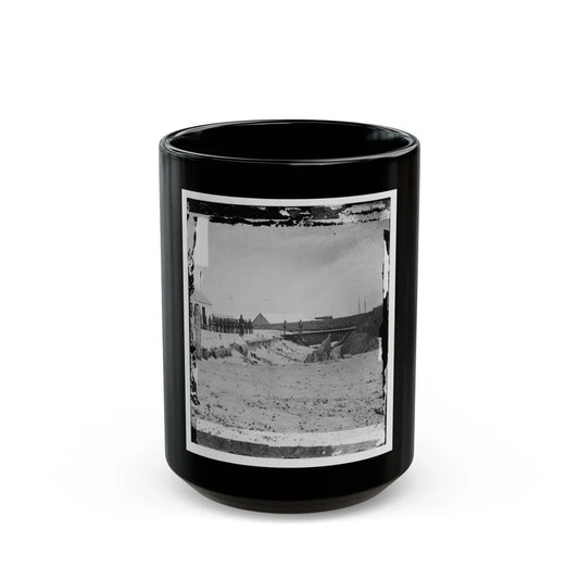 Hilton Head, S.C. Rear View Of Fort Walker (U.S. Civil War) Black Coffee Mug-15oz-Go Mug Yourself