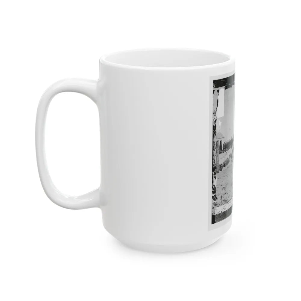 Hilton Head, S.C. Rear View Of Fort Walker (U.S. Civil War) White Coffee Mug-Go Mug Yourself