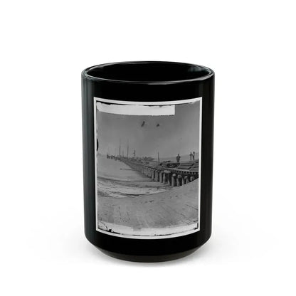 Hilton Head, S.C. Dock Built By Federal Troops (U.S. Civil War) Black Coffee Mug 15oz - Go Mug Yourself