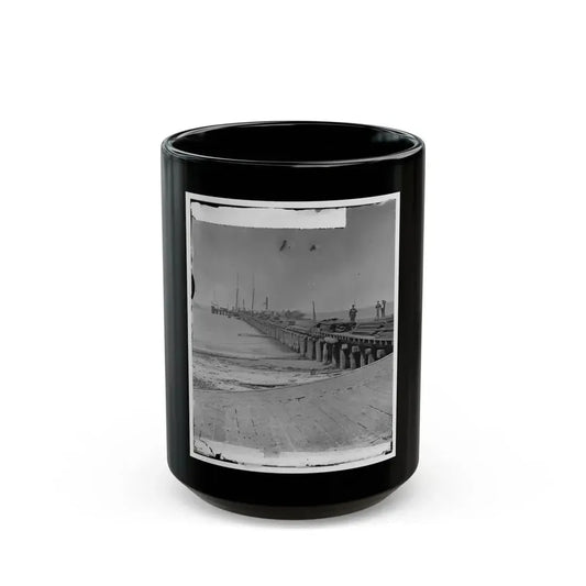 Hilton Head, S.C. Dock Built By Federal Troops (U.S. Civil War) Black Coffee Mug 15oz - Go Mug Yourself