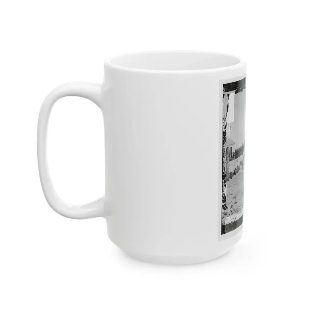 Hilton Head, S.C. Rear View Of Fort Walker (U.S. Civil War) White Coffee Mug - Go Mug Yourself