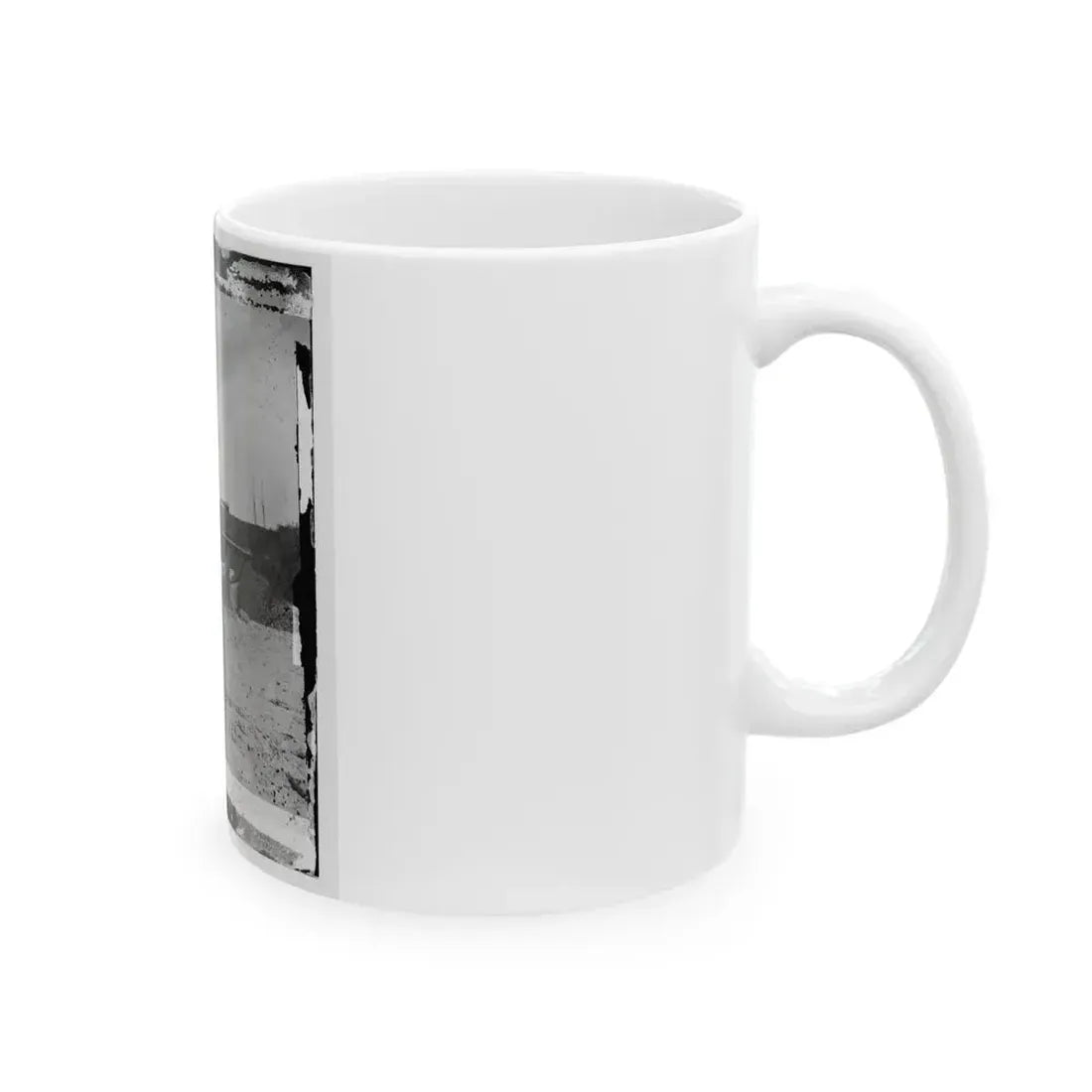 Hilton Head, S.C. Rear View Of Fort Walker (U.S. Civil War) White Coffee Mug - Go Mug Yourself